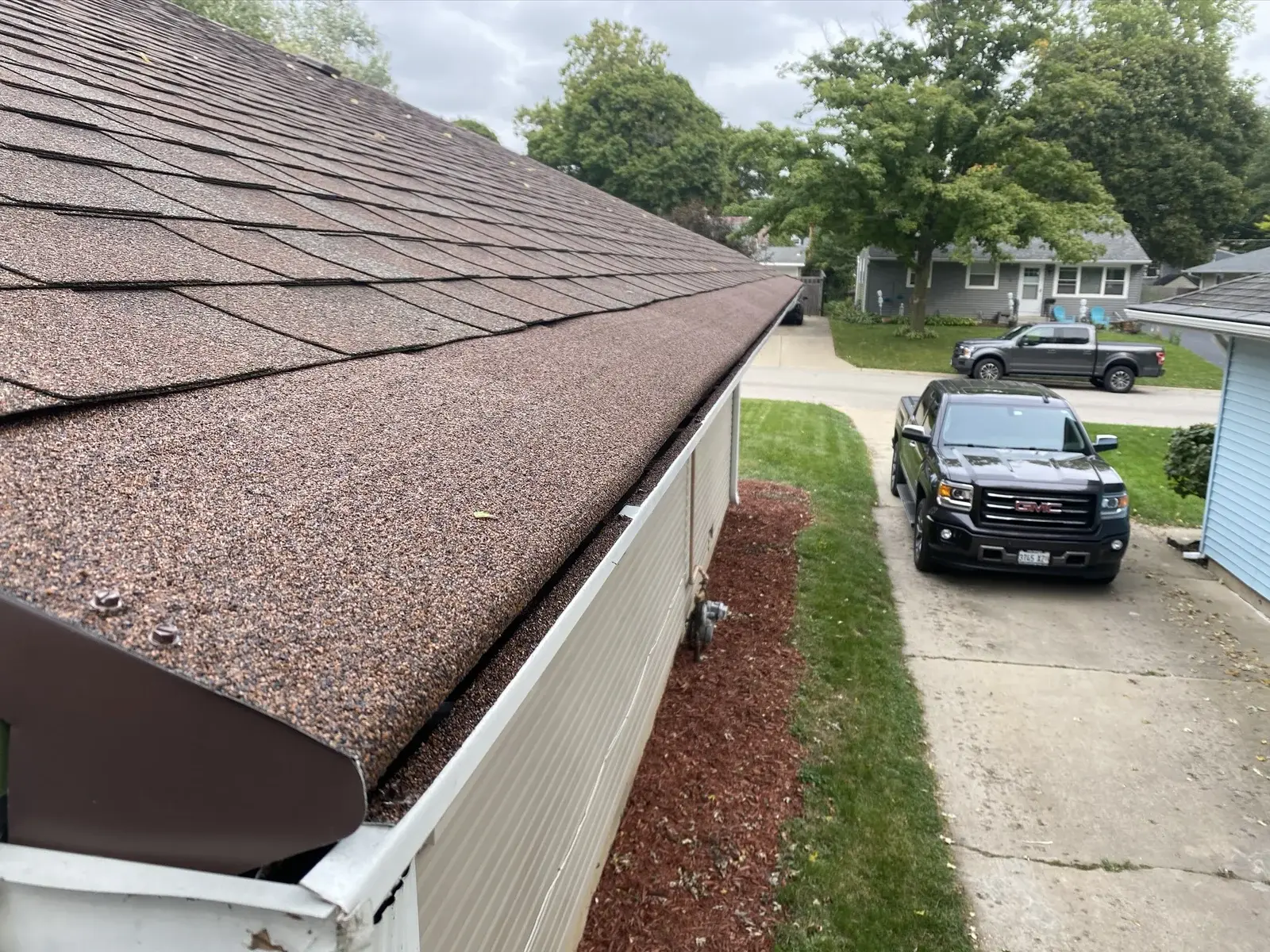 Turtle Shell gutter installation in Naperville