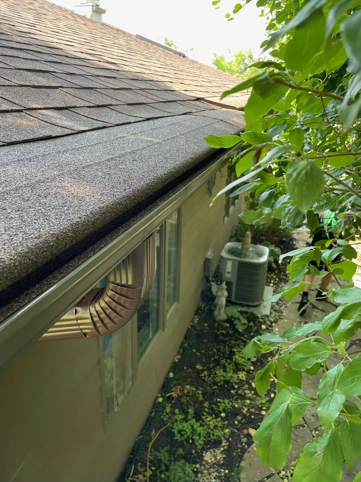 Turtle Shell gutter installation in Naperville