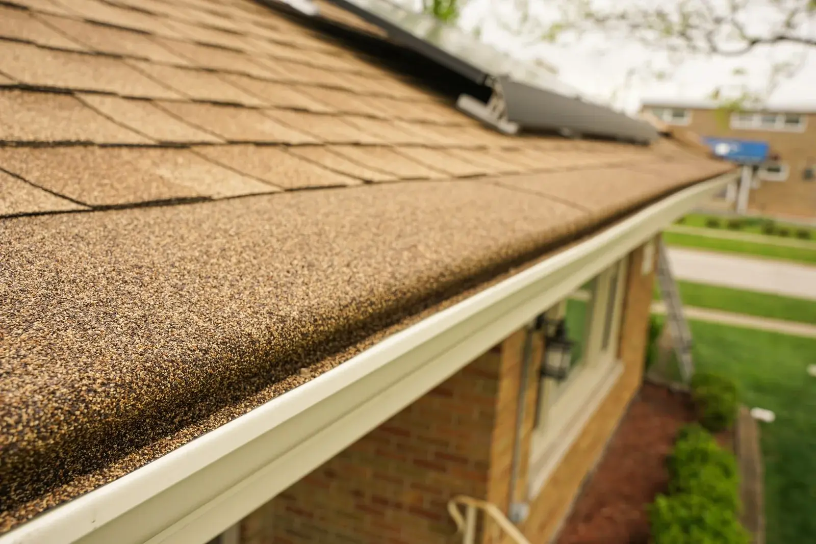 Turtle Shell gutter installation in Naperville
