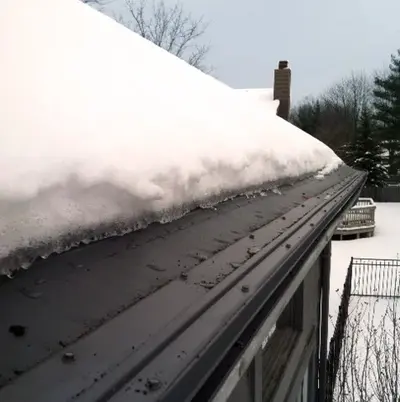 Ranch Heater Cap Ice-Dam Fix